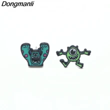 P3202 Dongmanli модные милые серьги-гвоздики для женщин Эмаль Нержавеющая сталь пирсинг ювелирные изделия из Кореи подарки для девушек