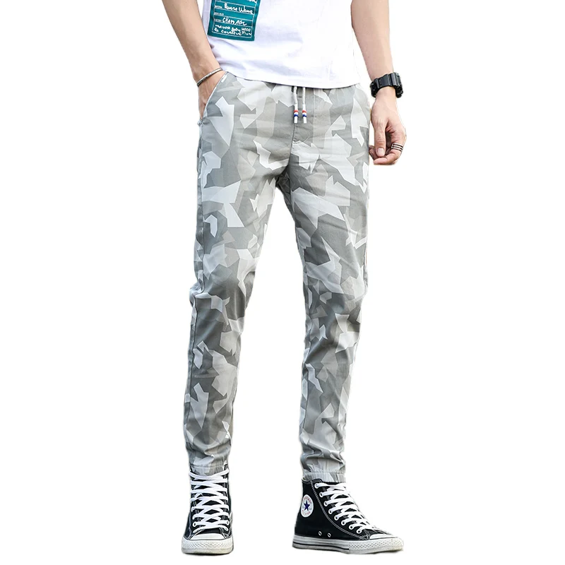 Arfreeker Women High Waist Camouflage Pants Fashion