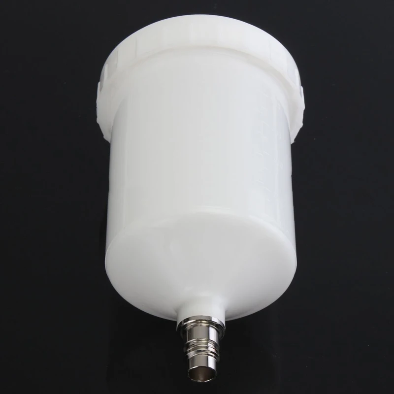 600ML Plastic Sprayer Cup Air Gravity Feed Spray Paint Pot Thread Connector For Spray Gun Tools