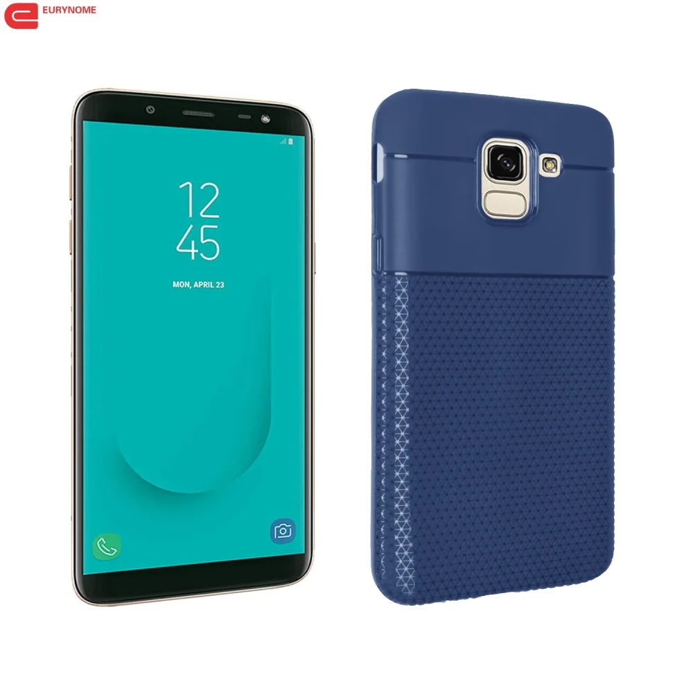 

Shockproof Case For Samsung Galaxy J6 2018 Anti-skid Triangle pattern Soft TPU Cover Case for Samsung Galaxy J4 J6 2018 European
