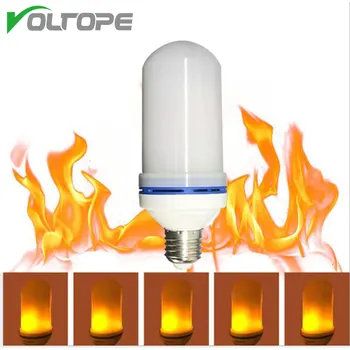 

E27 LED Flame Effect Light Bulb Led Fire Lamps Bombillas 7W for Wall Stairs Night Light 220V 110V Decoration