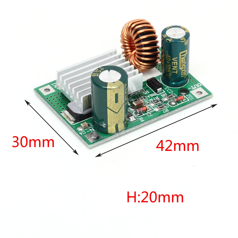 Понижающий модуль постоянного тока, 9 В, 12 В, 24 В, 36 В, 48 В, 72 в, 84 в, 120 в до 5 В, 3 А, блок питания, понижающий преобразователь, неизолированная плата стабилизатора