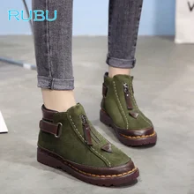 

2018 Fashion Warm Women Winter Boots Platform Zipper Boots Female Casual Winter Shoes with Fur Ladie Ankle Boots