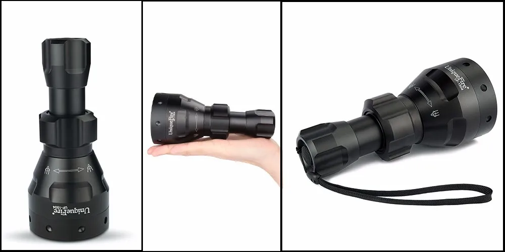UniqueFire тактический фонарик 1504 XM-L T6 светодиодный Увеличить 5 режимов алюминиевый сплав фонарь Факел 1200LM лампа + прицела