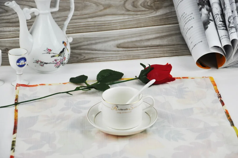 Креативный подарок, Европейский Королевский набор кофейных чашек, включает 1 чайную чашку 1 блюдце 1 ложку, усовершенствованную фарфоровую кружку для послеобеденного чайного набора