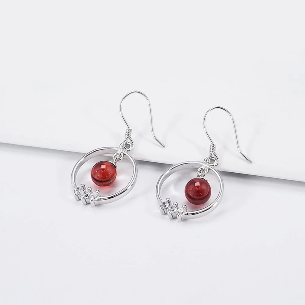 

Silver 925 Zircon Bead Dangle Earrings Woman Sterling Silver Pearl Earring Mounts Fit 6-8mm Pearl Wedding Earrings