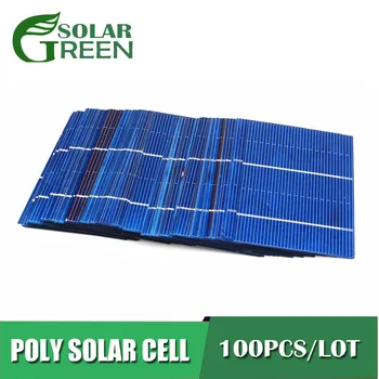 

100Pcs/lot 1V 2V 3V 4V 5V 6V 8V 9V 12V 18V Solar Panel DIY Cells Polycrystalline Module Battery Charger Poly PV Power Connect