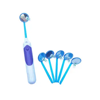 

Super Bright Lighted LED Anti-fog Dental Mirror Teeth Mouth Mirror Kits With 5 Reusable Mirror Tips Heads teeth whitening