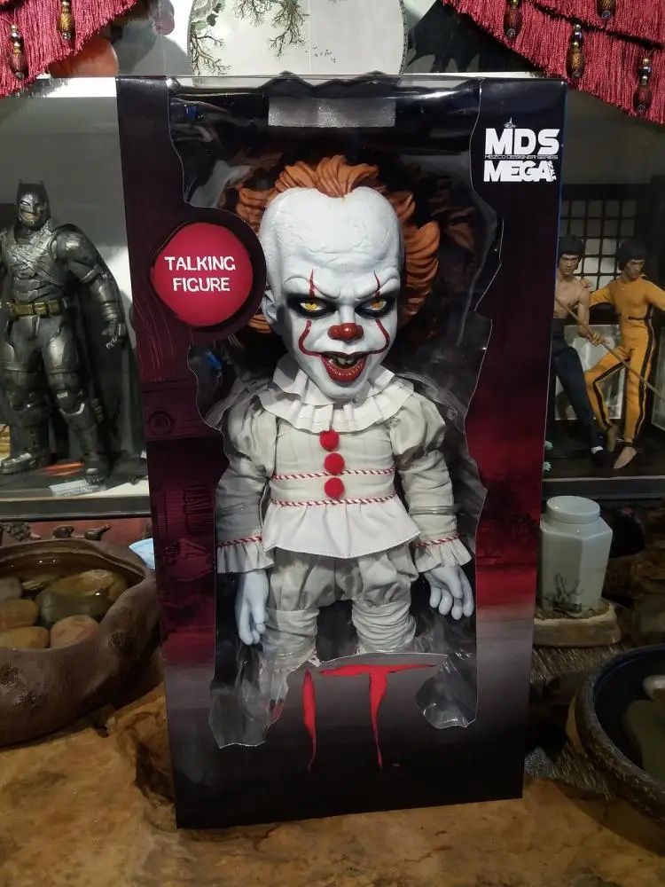 MEZCO 15 дюймов IT Pennywise говорящая фигурка коллекция Фигурки DIY