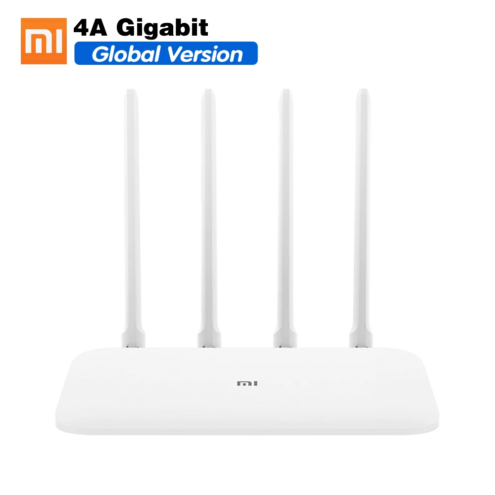 

Global Version Xiaomi Mi WIFI Router 4A Gigabit WiFi Repeater 1167Mbps Dual Band Dual Core 2.4G 5Ghz 802.11ac Wireless Router