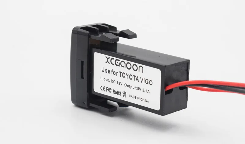 XCGaoon Специальный 5 в 2.1A 2 USB интерфейс разъем зарядное устройство адаптер для TOYOTA Hilux VIGO Зарядка для iPhone смартфон gps DVR