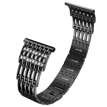 

For - Versa Smart Watch Slim Bands Strap Metal Bracelet Wrist Band