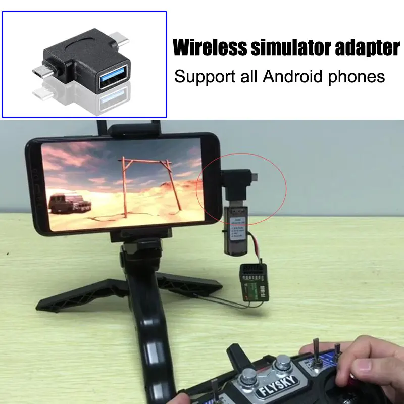 

Wireless simulator conver Freerider 22 in 1 RC USB Flight Simulator Cables support Realflight G7 phoenix 5.0