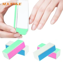 4 шт./компл. 4 Сторон Nail Art Файлы Буфера Блок Маникюр Инструмент Pro Home use G6708