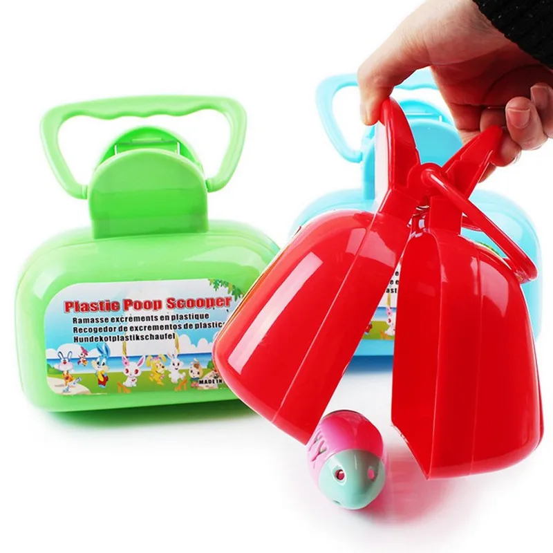

Handle Jaw Poop Scoop Clean Pooper Scooper Dogs Clean Pick Up Animal Waste Dog Accessories for Outside Random Color