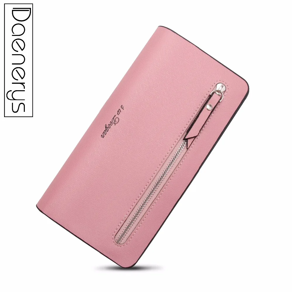 

Daenerys Womens Wallet Leather Purse Long Luxury Ladies Clutch Party Female Multi Card Holder Hasp Zipper Change For Girls