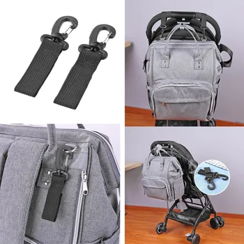 

2pcs/Set Stroller Hooks Wheelchair Stroller Pram Carriage Bag Hanger Hook Baby Strollers Shopping Bag Clip Stroller Accessories