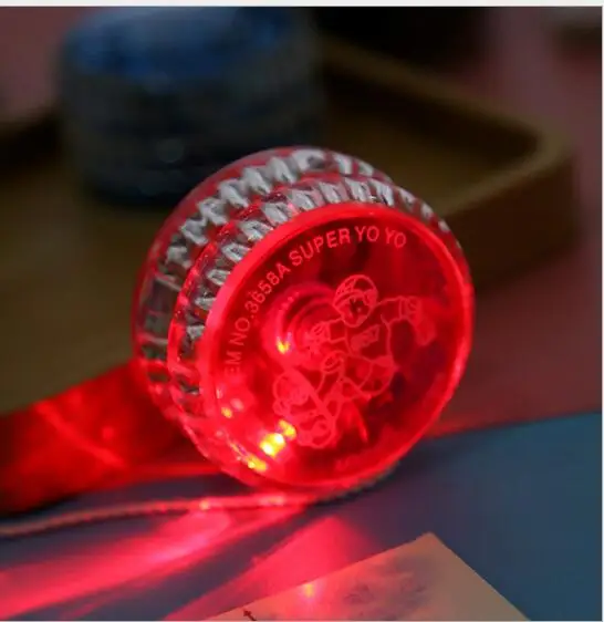 

Kids Interesting Plastic LED Luminous High Speed Yoyo Ball Colorful Flash Toys Children Favorite Childhood Game Gifts