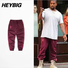 Сезон 4 calabasas Джоггеры мужские Kanye West хип-хоп брюки повседневные брюки новые спортивные брюки сезон 4 отвороты брюки в полоску