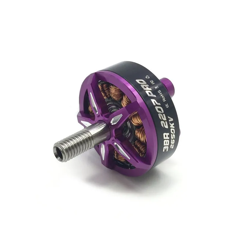 3BHOBBY Racing Brushless Motor 2207 Pro 1750KV 2150KV 2450KV 2650KV 7075 Aluminum Titanium Shaft for FPV 200-220 Frame-1 (1)