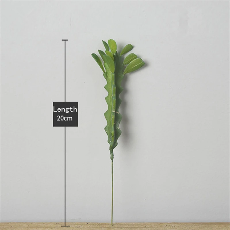 1 шт. искусственный тропический кактус растение зеленое моделирование растение украшение витрина для магазина Аксессуары для стола свадебный Декор для дома и офиса - Цвет: C