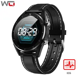 WQ DT28 ЭКГ Смарт-часы ЭКГ PPG вариабельности сердечного ритма Smartwatch сердечного ритма крови Давление 1,54 дюйма IP68 Водонепроницаемый плавание