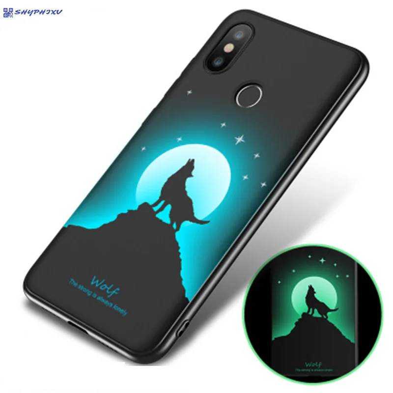 

3D Touch Luminous Case for Redmi S2 MI 8 Soft Silicone Light Glow Pattern Case Full Back Cover for Xiaomi MI 8SE/Mi 5X/Mi 6X