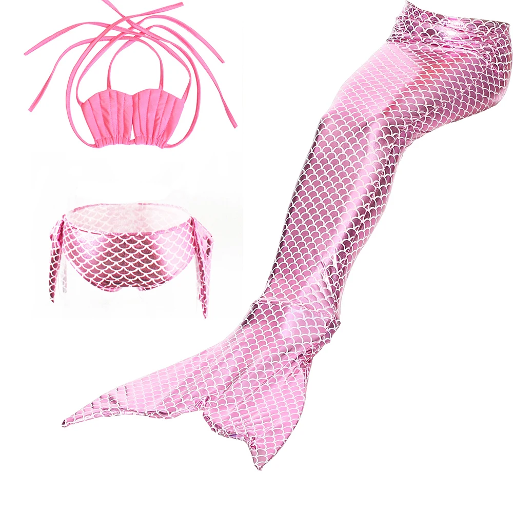 

NAVSEGDA Girls Swimwear 2019 New Lovely Children Baby Bath Split Swimsuit Costume Mermaid Tail Princess Bikini Set Dress