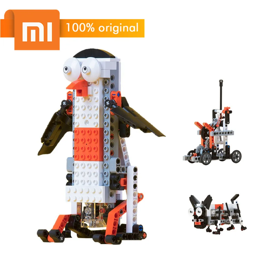 

Original Xiaomi MITU Smart Building Blocks Robot APP Control / Programming / Variety Models 305 Bricks Mobile Phone APP Control