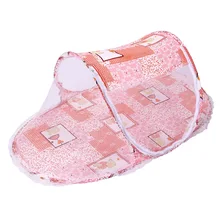 Детская кровать, складная москитная сетка, летняя детская кроватка, москитная сетка в форме лодки, для новорожденных, детское постельное белье, сетчатая палатка, переносная, 3 цвета