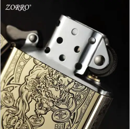 Высококачественная оригинальная керосиновая Зажигалка zorro Классическая