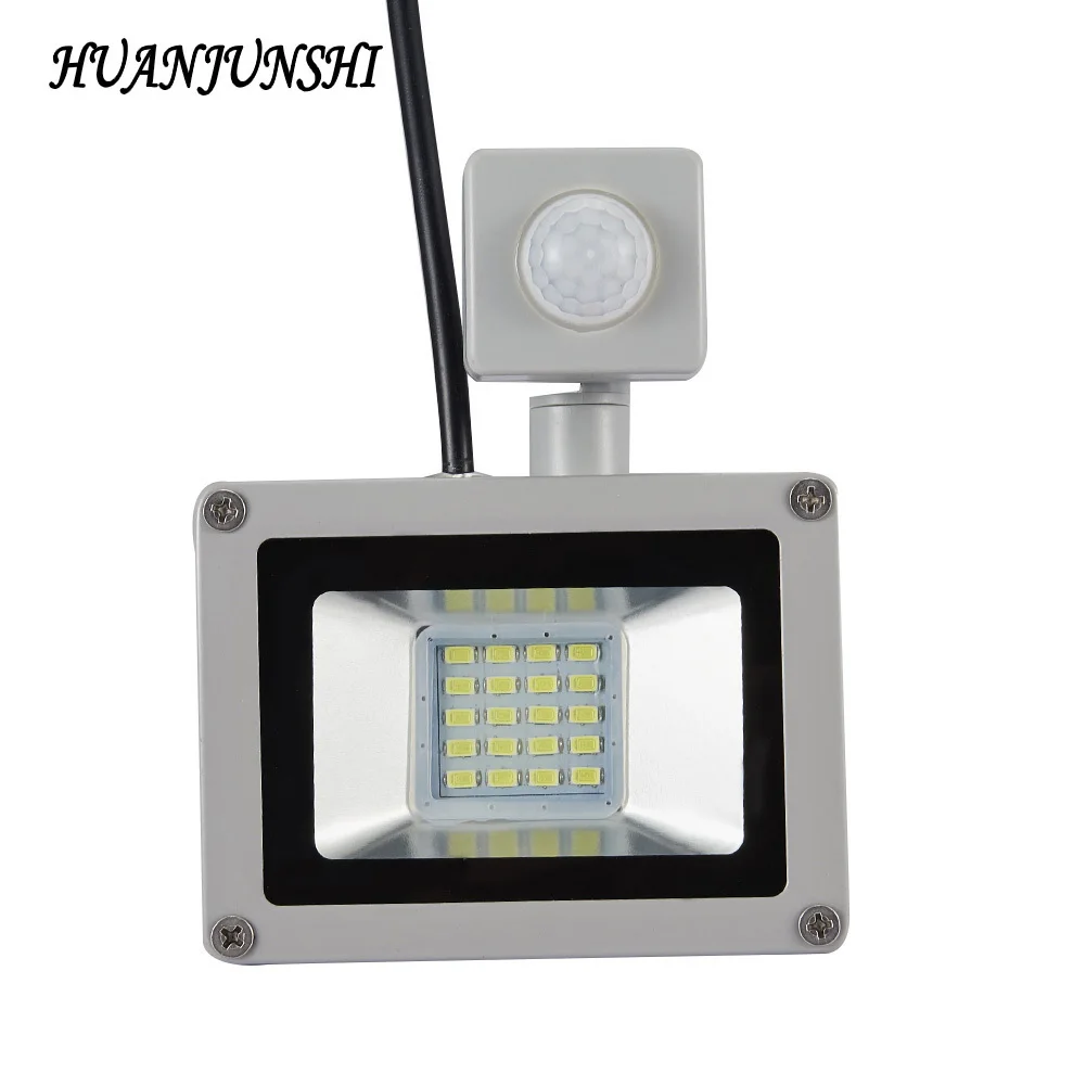 

5PCS 20W Sensor Led Flood Light 220V 1200LM SMD 5730 Floodlight Outdoor Lighting for Street Garden Square Highway Wall Billboard