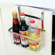 Не-трассировка без ногтей дверь подвесная корзина под задней вешалка на шкаф дверь подвесная корзина кухня стеллаж для хранения llu 4198