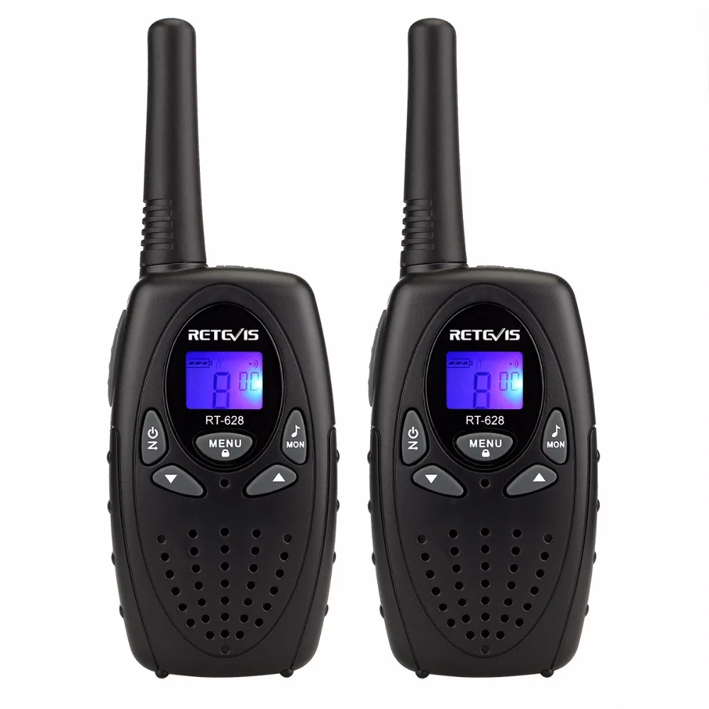 2pcs Retevis RT628 Walkie Talkie Mini Kids Radio PMR FRS 0.5W PMR446 8/22CH VOX PTT LCD Display Children 2 Way Radio Transceiver