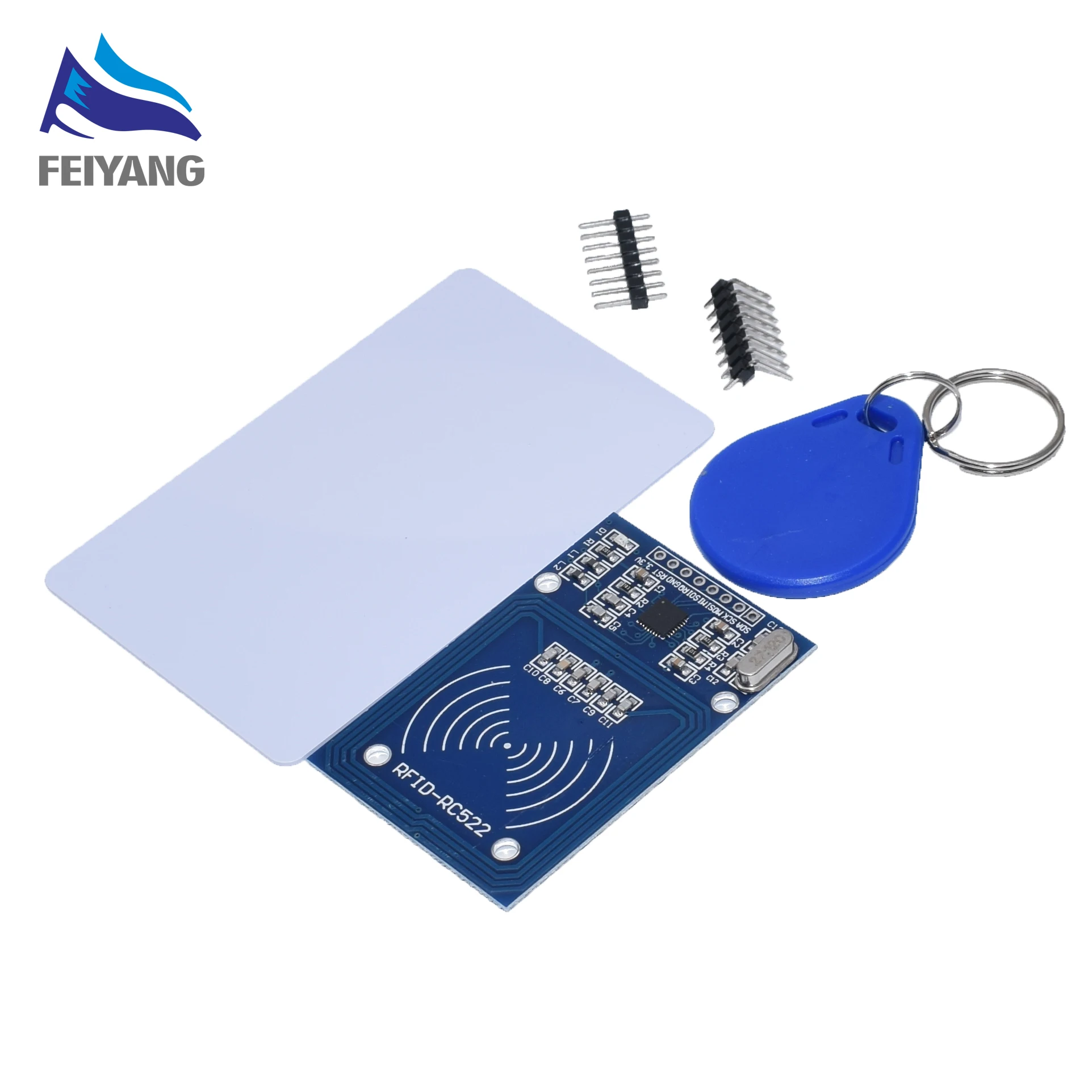 1 шт. MFRC-522 RC-522 RC522 антенна RFID IC беспроводной модуль для Arduino IC ключ SPI писатель считыватель IC карты Бесконтактный модуль