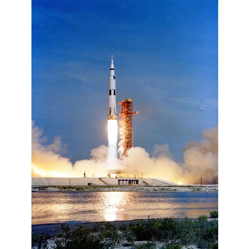 

Full Round Drill 5d Diy Diamond Embroidery Space American Rocket Diamond Painting Cross Stitch Rhinestone Mosaic Apollo 11 Ny015