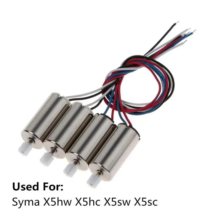 

4pcs Motors For Syma X5hw X5hc X5sw X5sc Rc Quadcopter Spare Parts Motor 2pcs Cw Motor And 2 Pcs Ccw Motor Drones Engines Kits