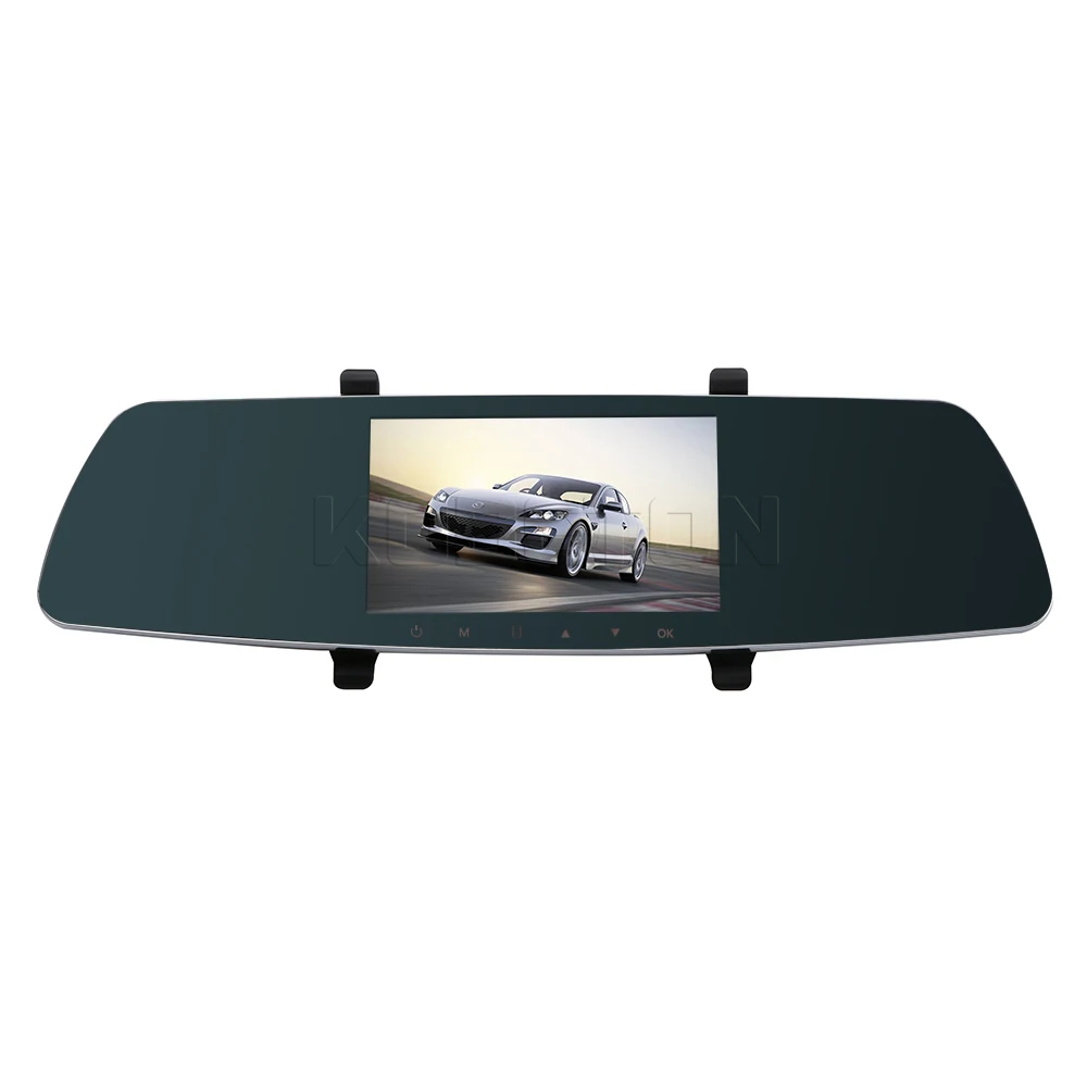 Высокое качество Full HD 1080 P автомобиля Зеркало заднего вида видеорегистратор автомобильный Камера Andonstar Ночное Видение Двойной Камера видео Регистраторы стайлинга автомобилей