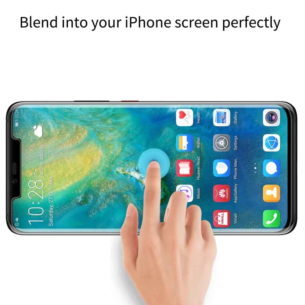 Huawei mate 20 Pro стекло 3D DS+ Max полное покрытие закаленное стекло Защита экрана 9D круглый край для huawei mate 20 Pro стекло Nilkin