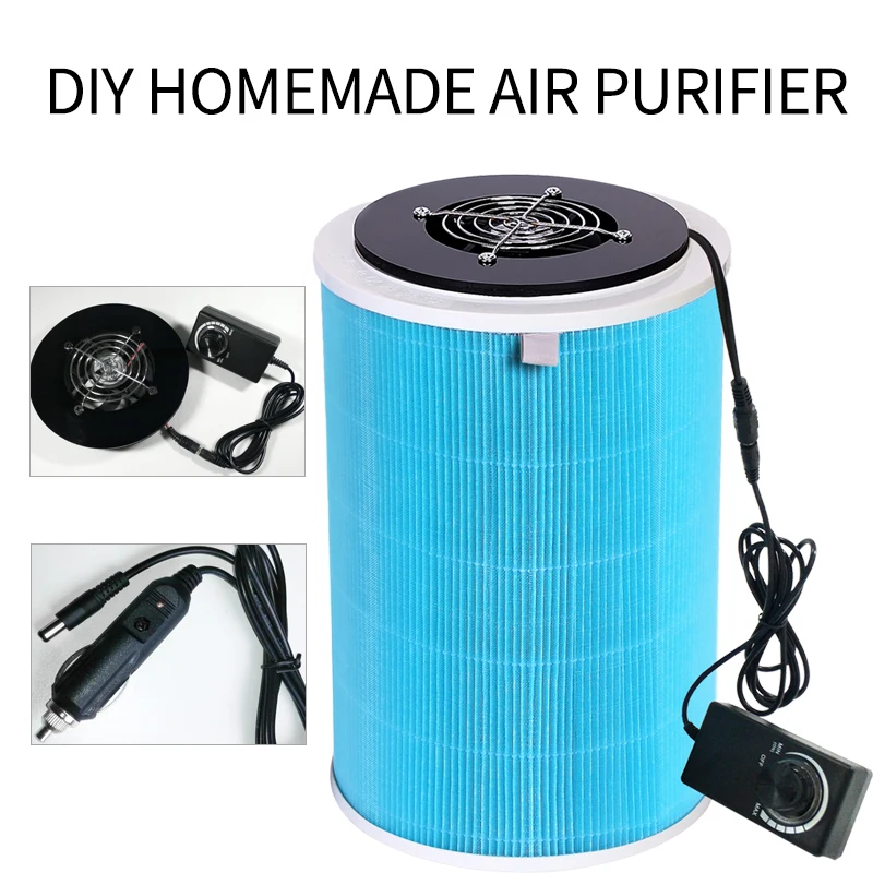 Xiaomi Air Purifier DIY Homemade Air Cleaner HEPA Filter Remove PM2.5