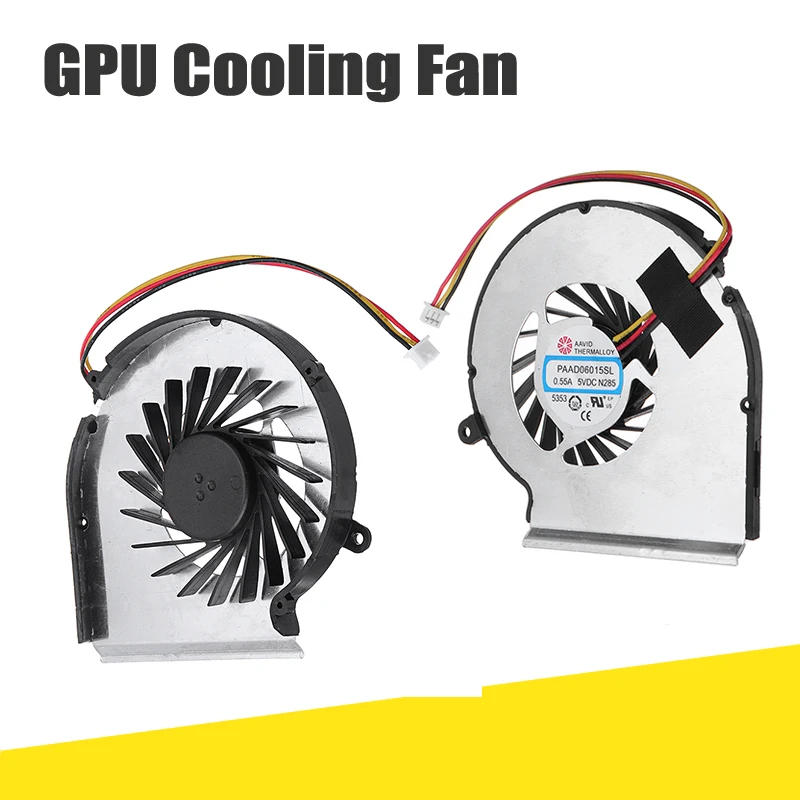 Вентилятор для процессора ноутбука для MSI GE62 GL62 GE72 GL72 GP62 GP72 PAAD06015S LARMOR игровой охлаждения карт
