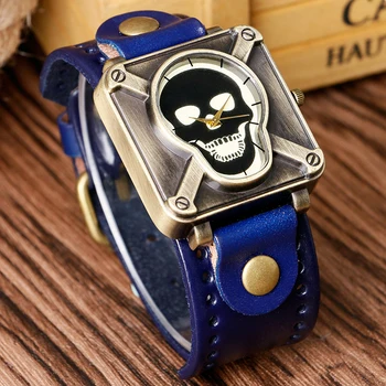 

Fashion Skull Face Quartz Watch Women Wrist Watches Ladies Wristwatch Female Clock Quartz-watch Relogio Feminino Montre Femme
