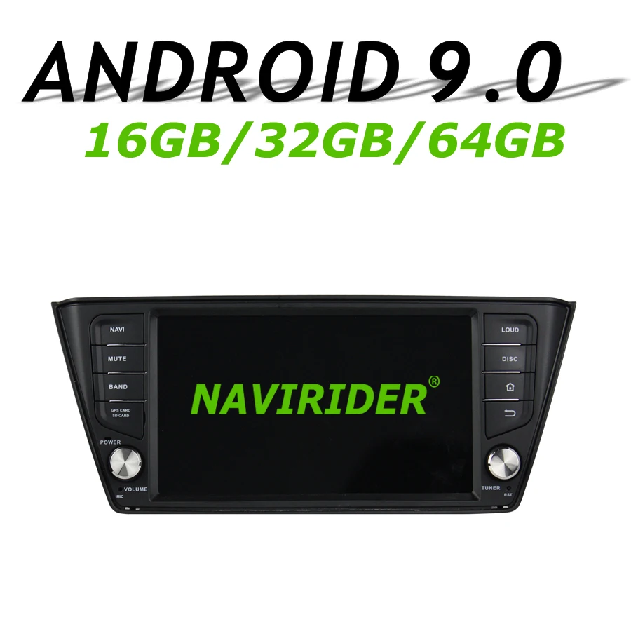 

High configuration Octa Core Android 9.0 Car GPS For SKODA Fabia 2015-2017 Deckless DVD Car Radio bluetooth 64GB large memory