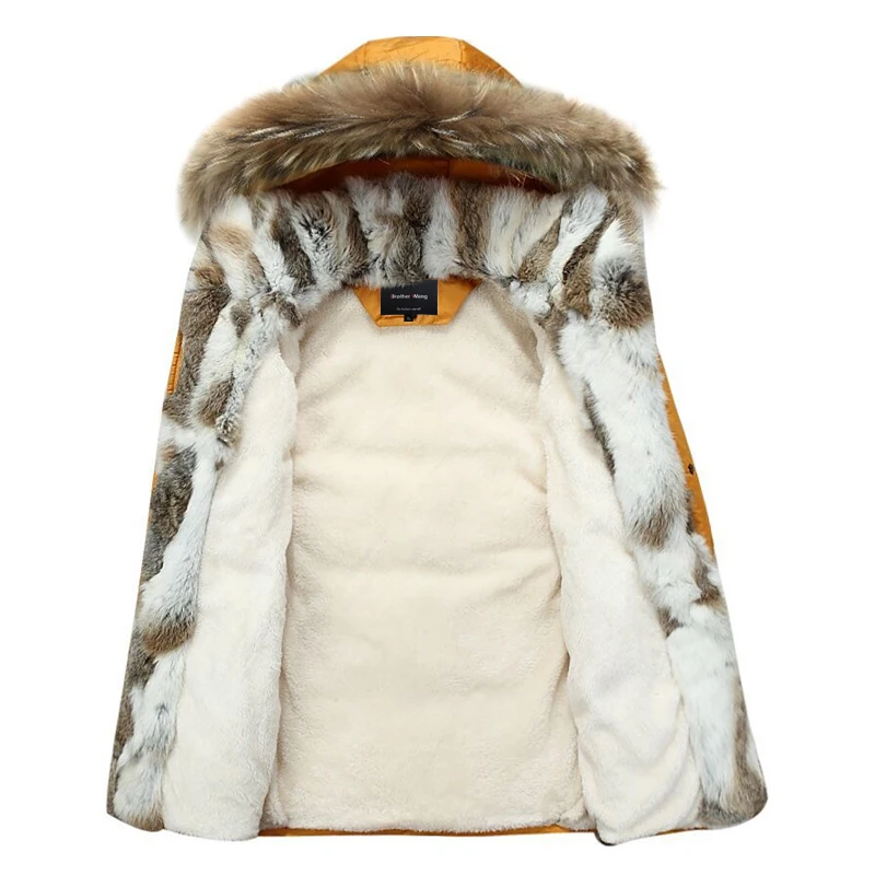 Зимняя мужская куртка высокого качества, мужской длинный пуховик, модный большой меховой воротник, Толстая теплая куртка с капюшоном для отдыха, парка, куртка 4XL 5XL