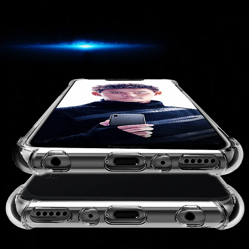 Защитный чехол для Huawei Honor Play прозрачный противоударный телефона V9 6 3 дюйма с