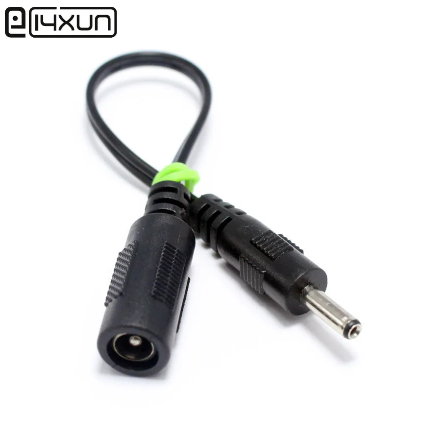 

1pcs 5.5x2.1mm Female jack to 3.5x1.35mm Male Plug DC Charger Power Supply Adapter Converter Connector with 15cm Cable