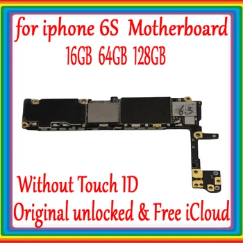 

100% Original Factory unlocked for iphone 6S 4.7inch Motherboard With/ Without Touch ID,for iphone 6S Mainboard with IOS System