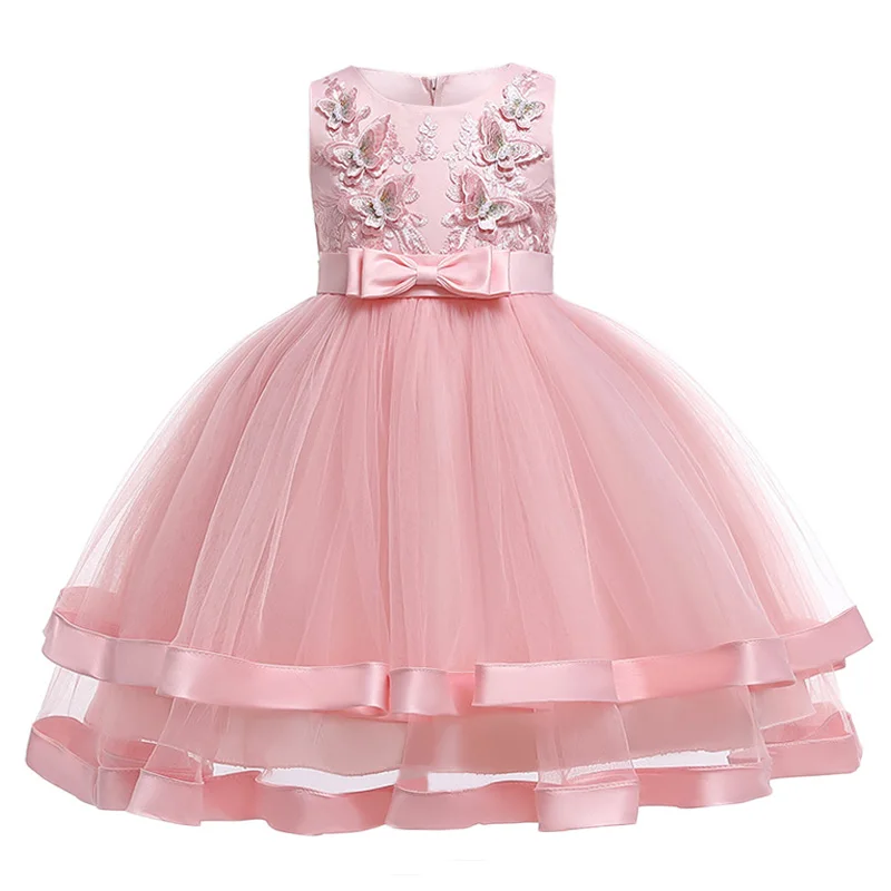 Kids Dresses For Girls Elegant Tutu Princess Dress Flower Girls Dress For Wedding and Party Dresses Children Clothing vestidos