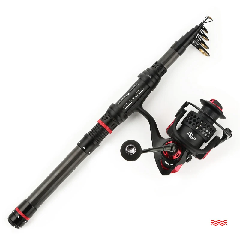 

Carbon fiber portable retractable 1.8m-2.7m outdoor fishing freshwater seawater road Aachen lightweight anti-winding sale
