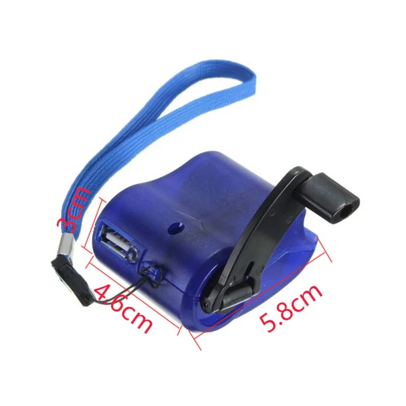Universal Smart Mobile Phone/MP4 Hand-cranked Charger Portable Charger USB Charging Travel Emergency Manual Electric Power New Universal Smart Mobile Phone/MP4 Hand-cranked Charger Portable Charger USB Charging Travel Emergency Manual Electric Power New
